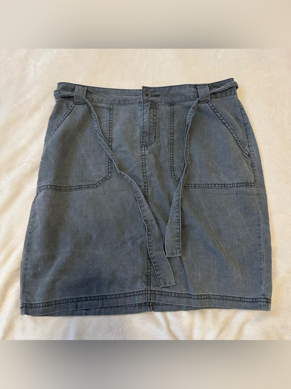 Sonoma Green Thigh Length Skirt